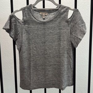 Rebecca Taylor Linen Flutter Sleeve Top